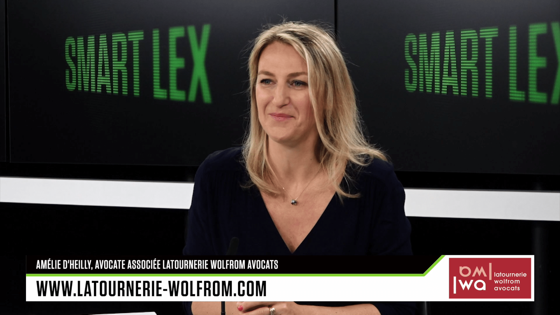 Lire la suite à propos de l’article Amélie d&rsquo;Heilly dans l&rsquo;émission SMARTLex